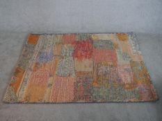 Paul Klee carpet 'FLORENTINISCHES VILLENVIERTEL' design, manufactured in Denmark by EGE, Axminster.