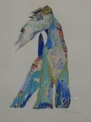 Peter Clark (British, b.1944), 'Sea Dog', 2012, hand finished print of a dog, signed and dated