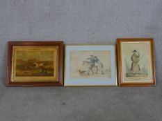 After John Philips (fl. 1825 - 1831) The Man Wot Drives The Sovereign, coloured print together