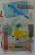 Steve Cox (Contemporary), In Many Departments, pencil signed limited edition abstract watercolour on