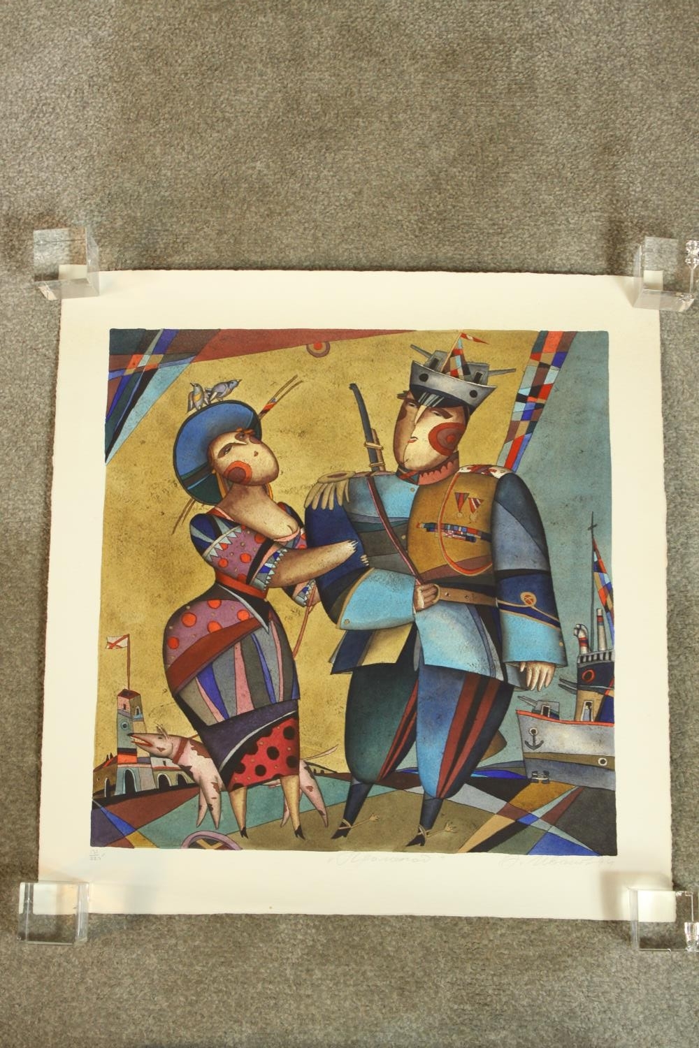 Alexander Ivanov (Russian 1950-1998); two unframed coloured limited edition coloured lithographs, - Image 2 of 9