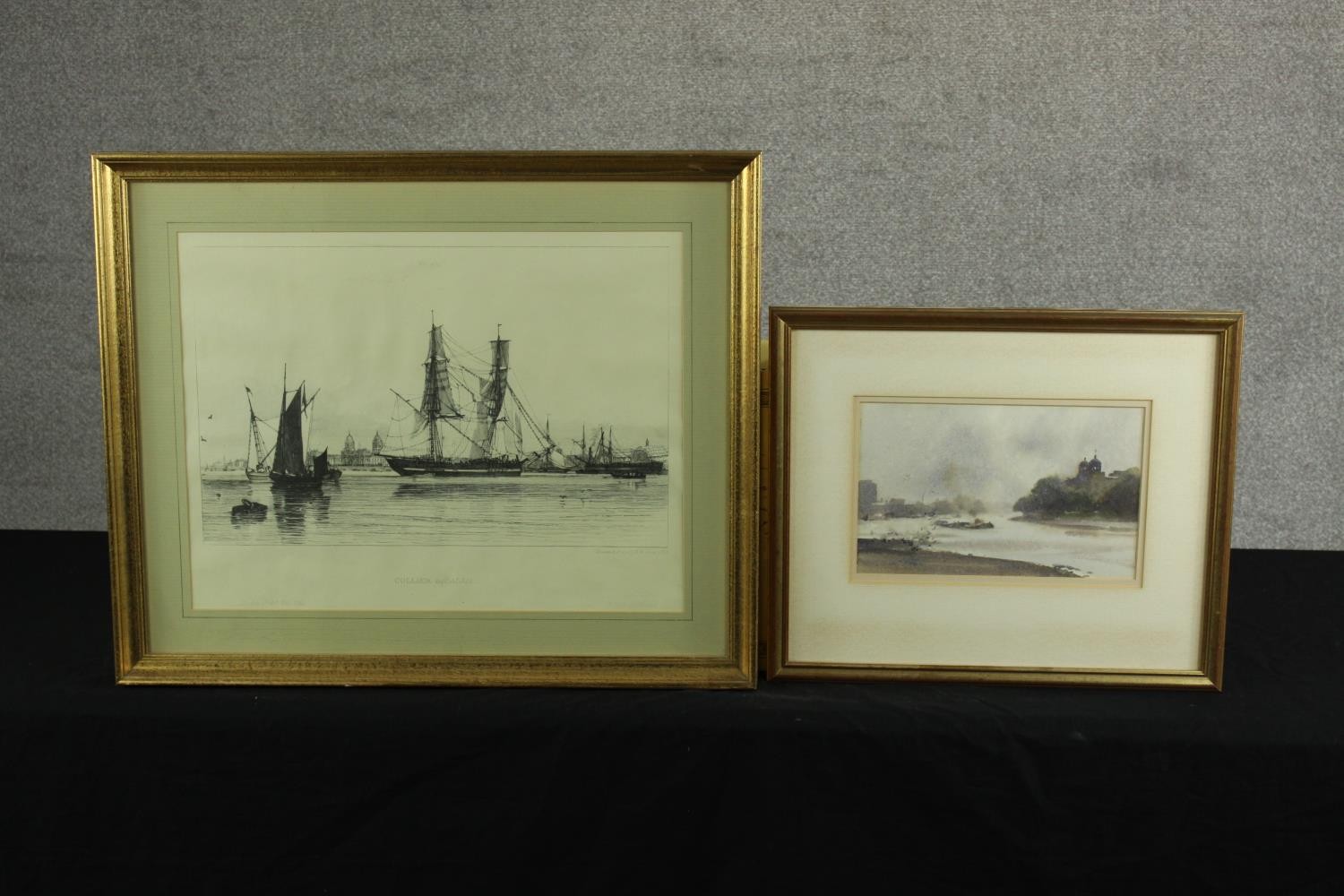 Trevor Chamberlain (b.1933), Birds in the Rain, watercolour on paper, signed and framed, together