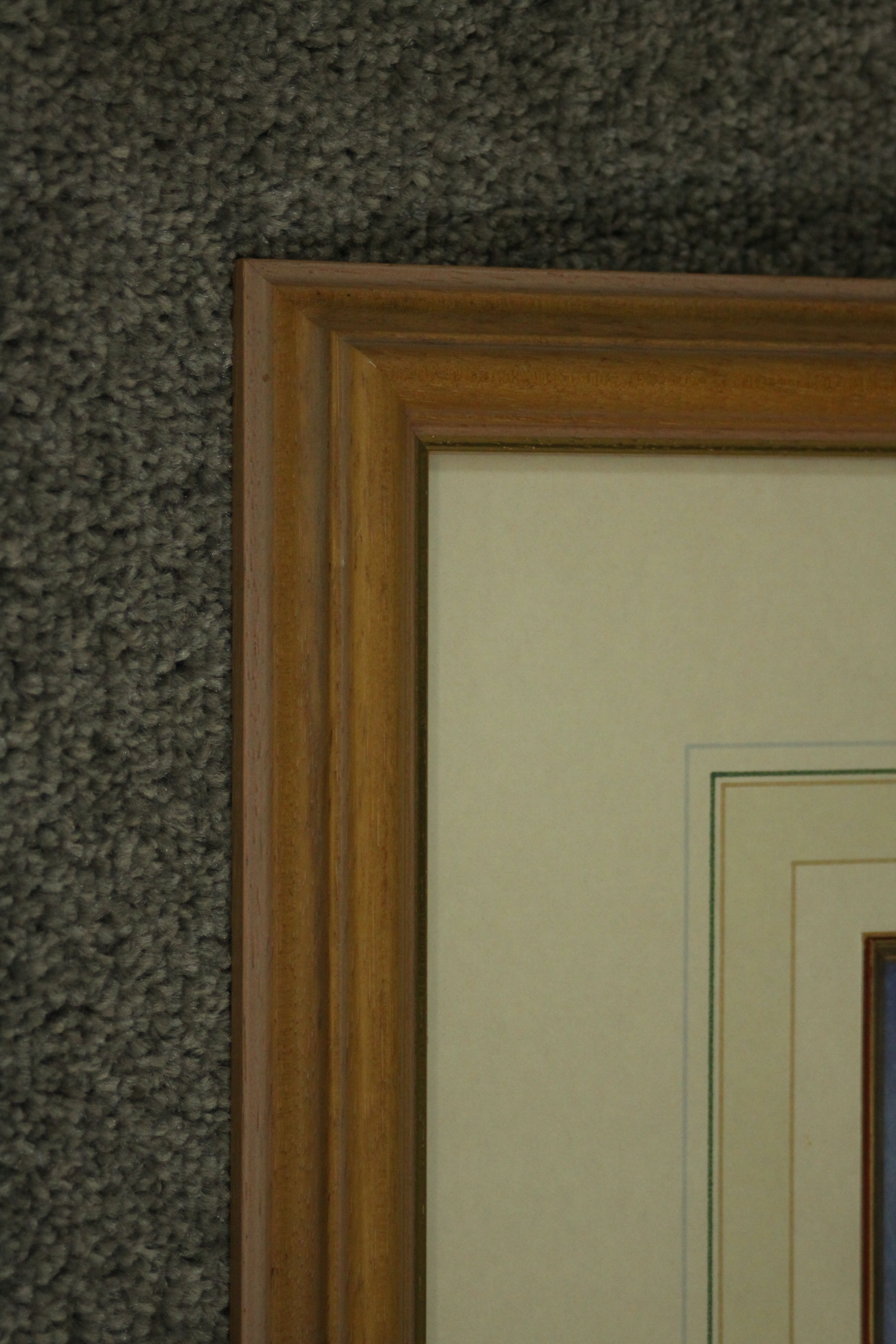 Four framed and glazed prints of coastal scenes. A signed print of Kingsdown II by Clive Metcalfe, a - Image 11 of 19