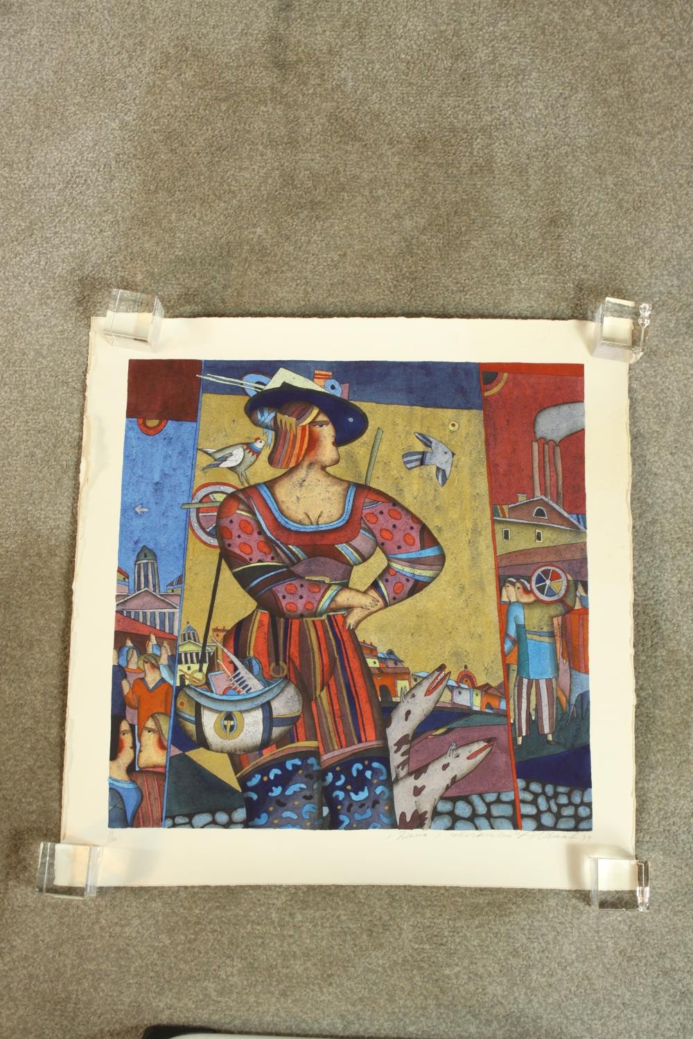 Alexander Ivanov (Russian 1950-1998); two unframed coloured limited edition coloured lithographs, - Image 4 of 9