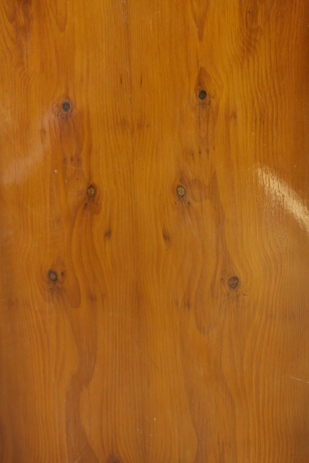 A contemporary chest of two short over three long graduating drawers with brass swing handles raised - Image 8 of 8