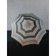 Two 20th century horn handled ladies parasols, each with fabric canopies. H.87 W.88 D.88cm largest - Image 3 of 8