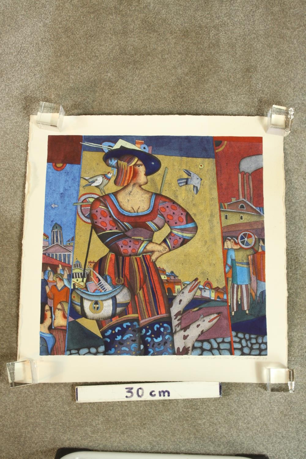 Alexander Ivanov (Russian 1950-1998); two unframed coloured limited edition coloured lithographs, - Image 5 of 9