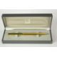 A mid 20th century boxed gold plated Dunhill rollerball pen. H.6 W.17.5 D.4cm. (box) - Image 1 of 10