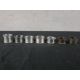 Seven assorted hallmarked silver napkin rings to include Coopers Brothers, Sheffield 1974; Joseph - Image 1 of 11