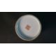 A 19th century hand painted Chinese DouCai porcelain brush washer decorated with flowers, - Image 4 of 4