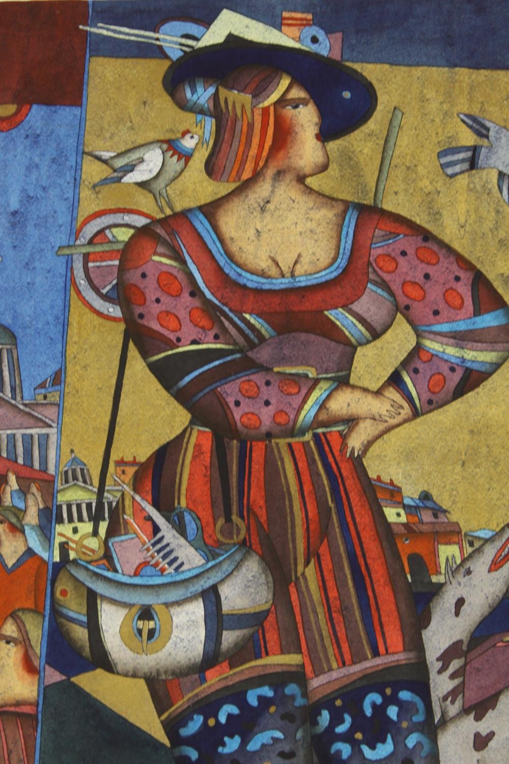 Alexander Ivanov (Russian 1950-1998); two unframed coloured limited edition coloured lithographs, - Image 9 of 9