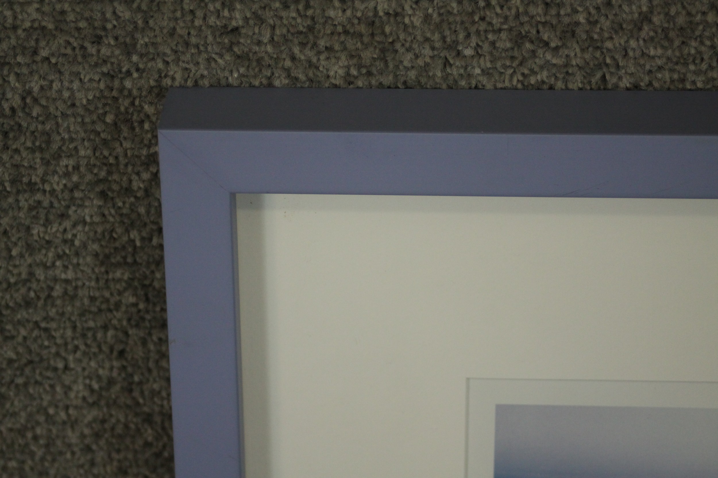 Four framed and glazed prints of coastal scenes. A signed print of Kingsdown II by Clive Metcalfe, a - Image 15 of 19