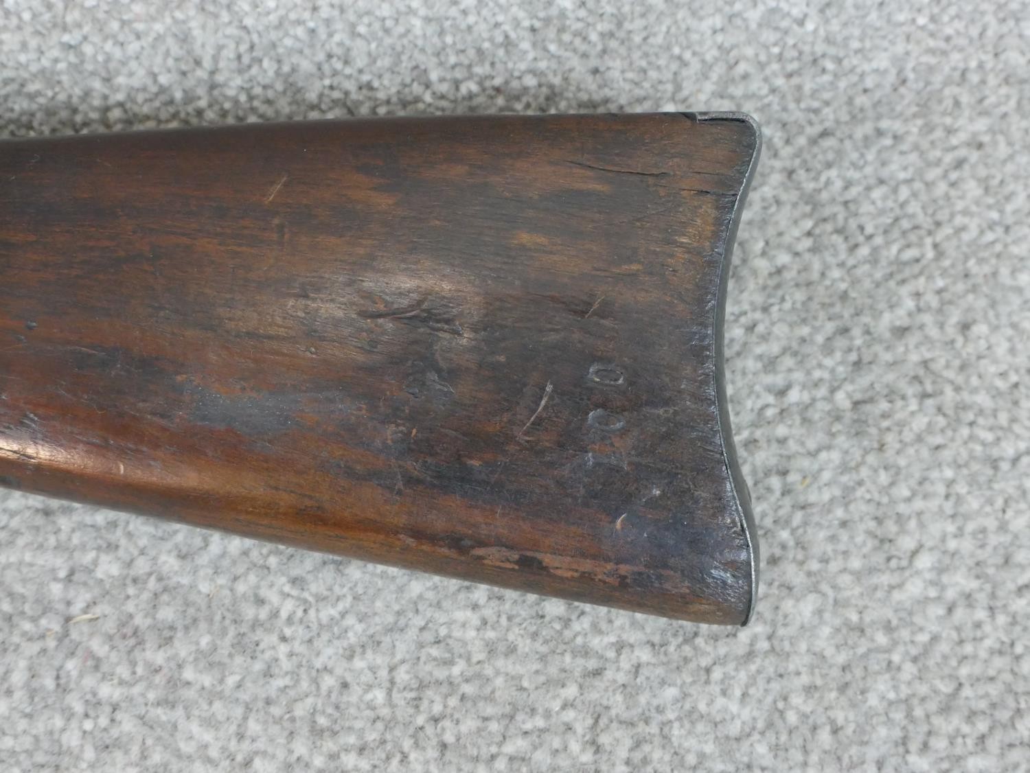 A deactivated Winchester 1892 lever action 20 inch barrel Saddle carbine /rifle and bearing - Image 2 of 5