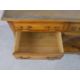 A 20th century oak five drawer sideboard with brass swing handles, raised on turned support with - Image 6 of 8