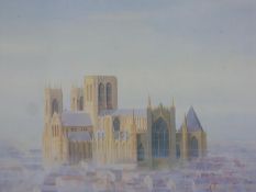 K. B. Hancock, York Minster, a pencil signed limited edition print, 171/1000, published by Lichfield