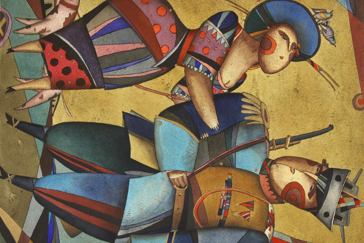 Alexander Ivanov (Russian 1950-1998); two unframed coloured limited edition coloured lithographs, - Image 8 of 9