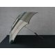 Two 20th century horn handled ladies parasols, each with fabric canopies. H.87 W.88 D.88cm largest - Image 2 of 8