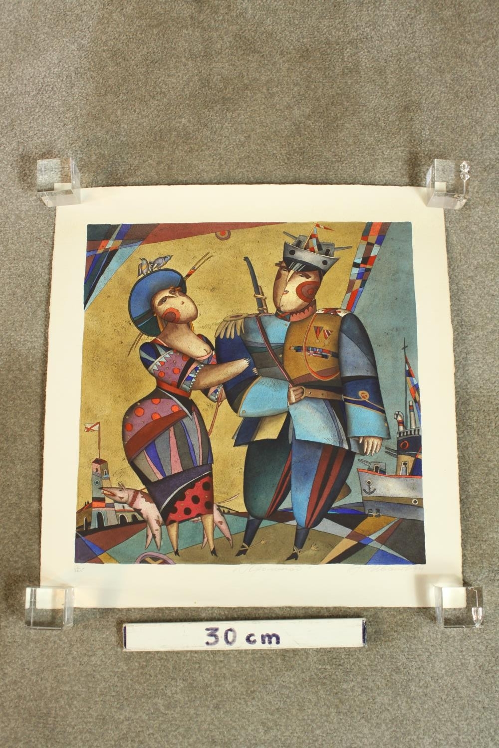 Alexander Ivanov (Russian 1950-1998); two unframed coloured limited edition coloured lithographs, - Image 3 of 9