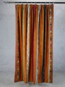 A 20th century Northern Iraqi hand embroidered wedding gift textile. H.184 W.84cm