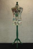 Foxy (Contemporary), a three dimensional collage mannequin with applied political and satirical
