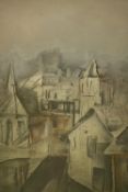 R Dalinkyavichus (20th century, Russian) A Dull Day, oil on board, signed and framed, bearing