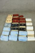 Assorted Danish embroidered silk ribbons and strips of fabric