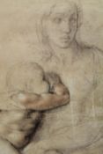 The Madonna of Bruges by Michelangelo or the Virgin and Child, a preparatory sketch for his famous