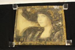 Csaba Markus (Hungarian b.1953) Florentina II, an unframed coloured aquatint on paper wilt hand