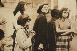 Andrew Lanyon (British b. 1947). Photograph mounted on card circa 1968. Unknown subject but probably