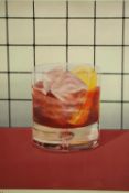 After Elin Palmaer Karlsson, Old Fashioned, a framed coloured poster. H.73 W.52cm.