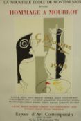 La Nouvelle Ecole de Montparnasse by Georges Braque, a late 20th century framed advertising