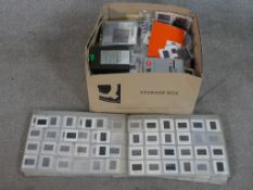 Alex Mcarren. A box of assorted negatives and slides from the archive of Alex Mcarren.
