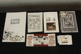 A collection of mixed media works from Ambit Magazine. Works by Pete Bailey and Andrzej Klimowski.