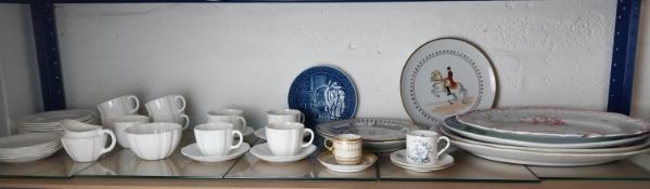 A Crown Derby tea set plus other ceramics.