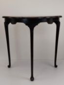 Console table, Georgian style mahogany.