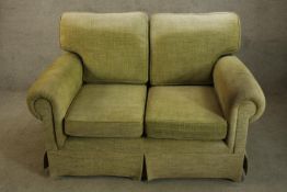 Two seater sofa, contemporary. H.87 W.133cm.