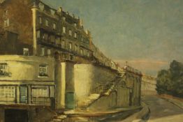 Paul Ayshford Methuen, 4th Baron Methuen of Corsham (1886 -1974). Bath city townscape. H.62 x W.