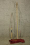 An ABU fishing rod. Complete with its original case. 130 cm in lengh.