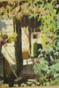 Albert Zavaro. French b. 1925. Oil on board. In a gilt frame. Probably French and mid 20th