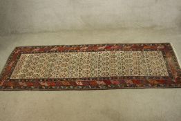 A Talish style runner. L.265 W.92cm.