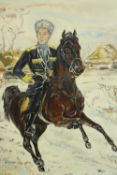 Oil on canvas, signed M Palczak, framed. H.67 W.52cm.