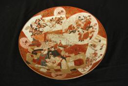 A well decorated nineteenth century Chinese bowel with a diameter of 24 cm. Signed on base with