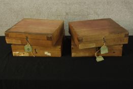 Four boxes of vintage photographs of classical, and Egyptian, Renaissance art. Probably once used as