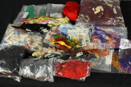 Collection of mixed silk threads with manufacturers seal.
