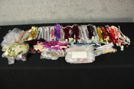 A collection of cotton threads. Mixed colours and still in the manufacturers seal.