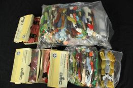 A collection of cotton threads. Mixed colours and still in the manufacturers seal.
