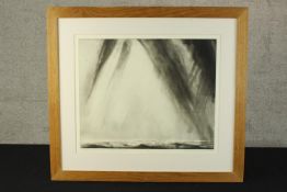 Norman Aykroyd (British b. 1938). Etching. Study of Sun and Rain II, Galway Bay. Signed by Aykroyd