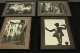 Janna Spark. American b. 1948. Four black and white photographs including a portrait of George