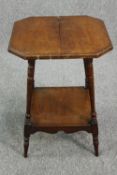 Occasional table , 19th century walnut. H.66 W.50cm.