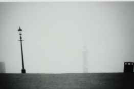 Photograph. The BT Tower in London gloom. Unsigned. Framed and glazed. H.32 x W.44 cm.